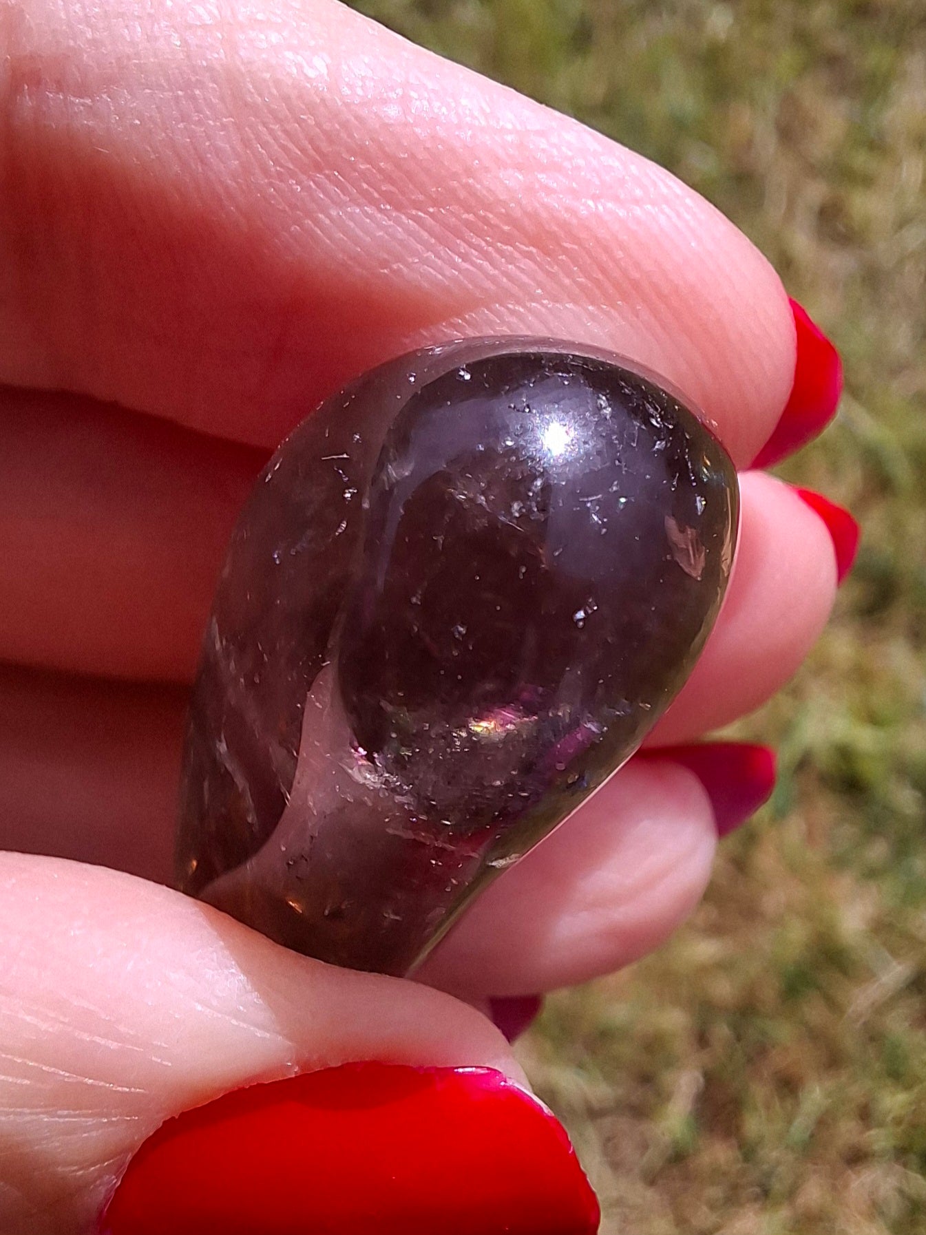 Smoky Quartz, Tumble Stone, Crystal (Ref: T104)