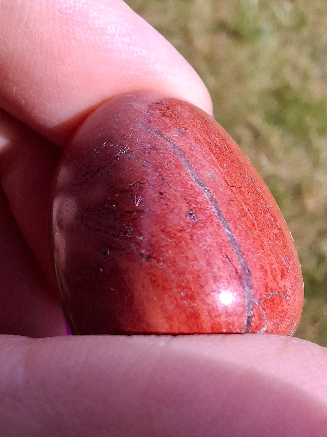 Red Jasper, Tumble Stone, Crystal (Ref: T90)