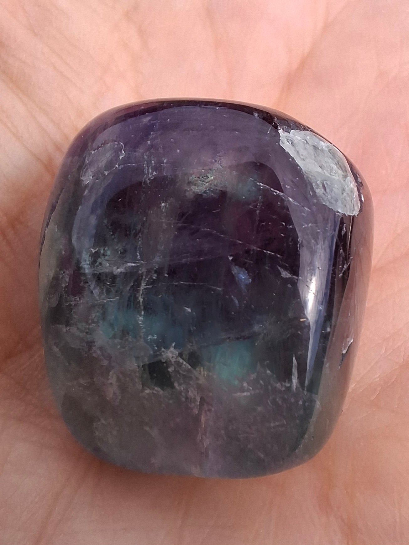 Fluorite, Tumble Stone, Crystal (Ref: T55)