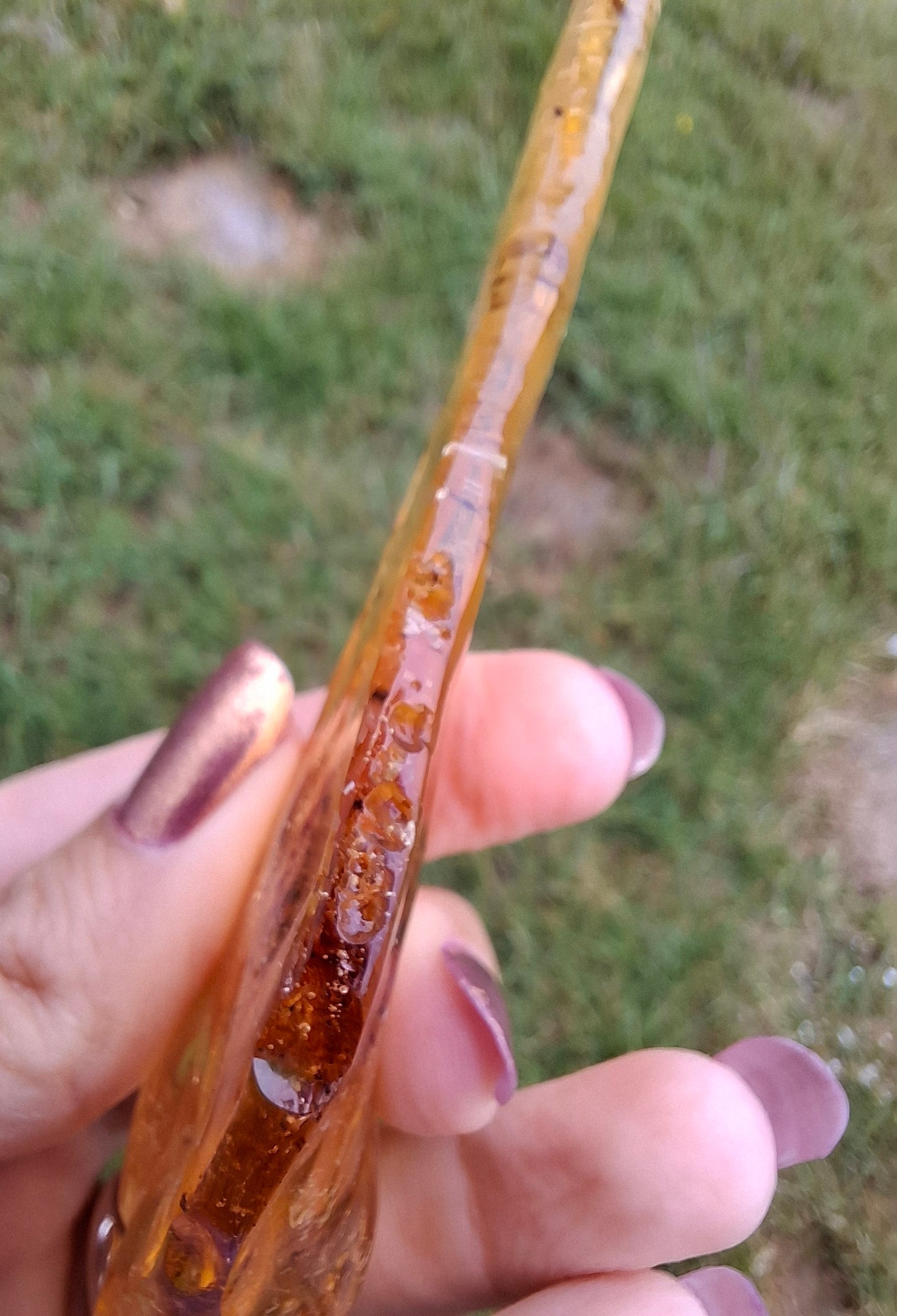 Copal Young Amber with INSECTS inside, 28.43g, Fossil (Ref: CA10)