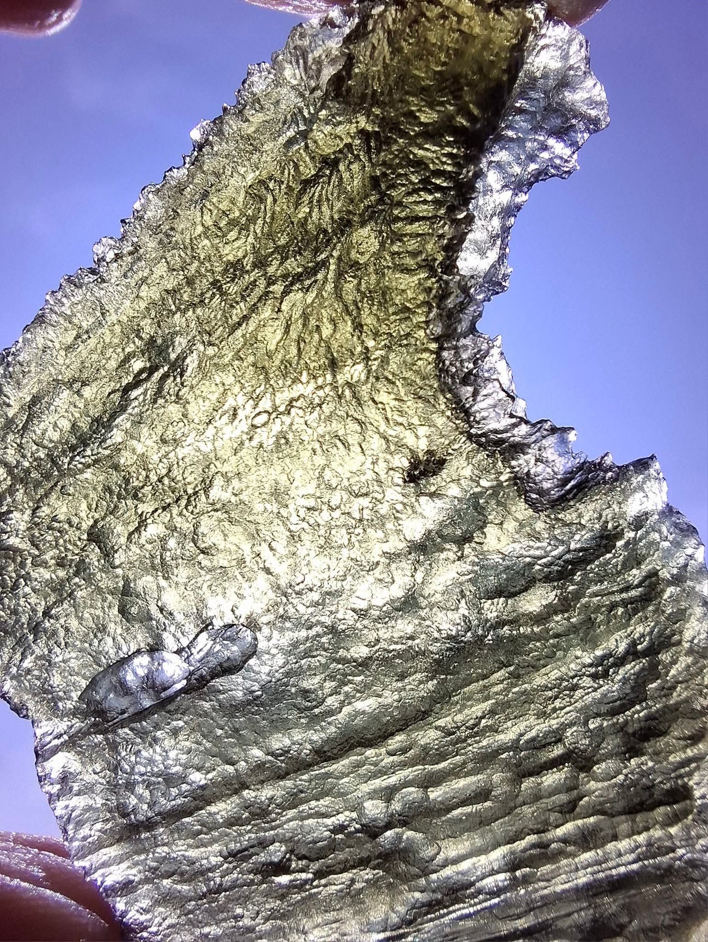 Moldavite Piece, ANGEL CHIME, CHLUM MAROUSKOVO POLE, 23.61g, Tektite (Ref: 1165)
