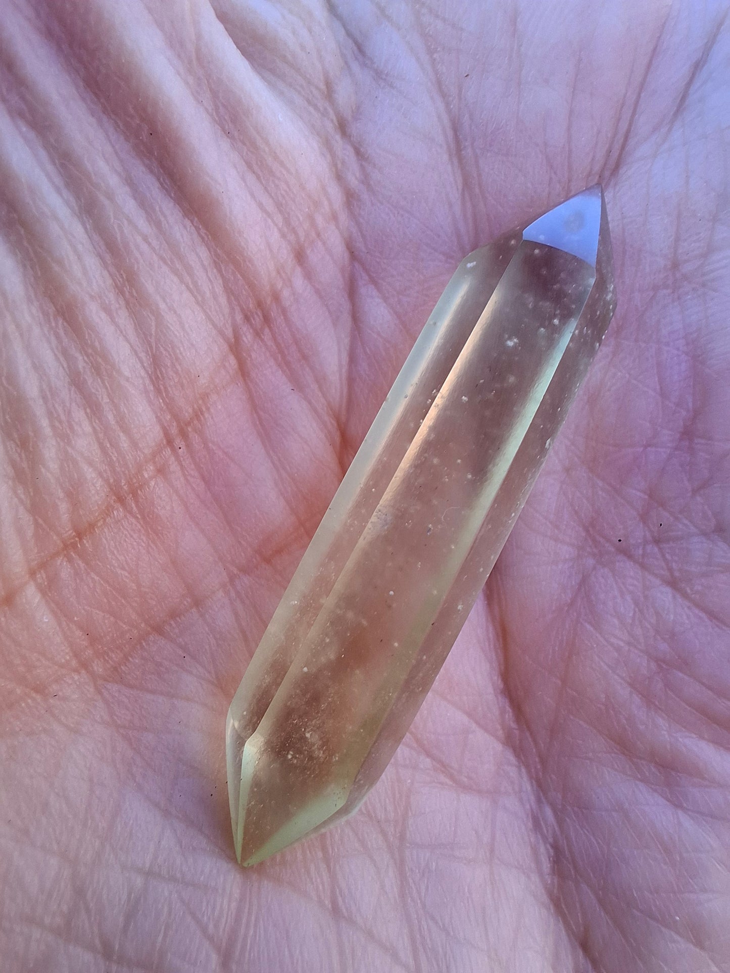 Libyan Desert Glass DT Carving, 4.57g, Tektite (Ref: LDT8)