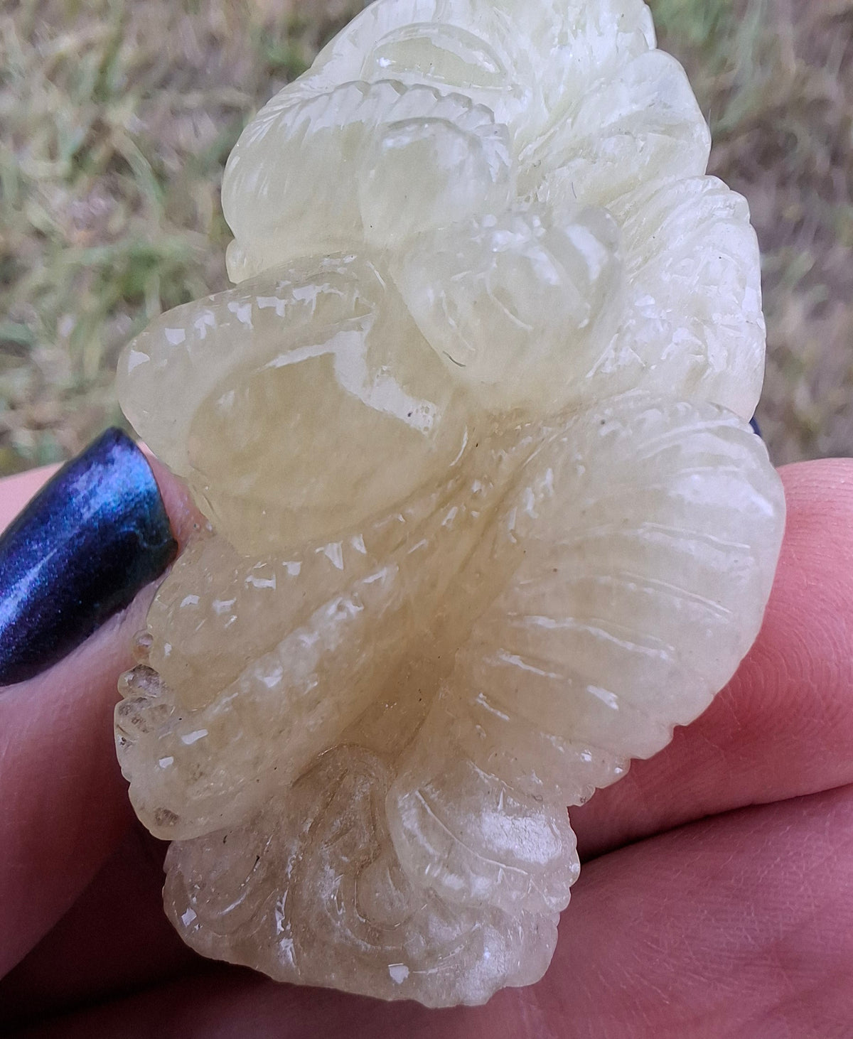 Libyan Desert Glass GANESHA craving, 31.21g, Tektite (Ref: Ganesha2)