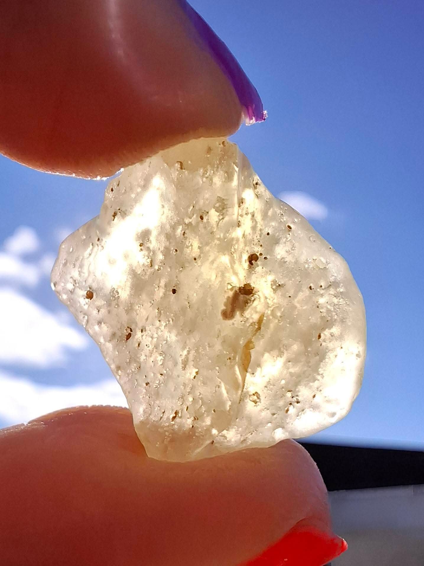 Libyan Desert Glass Piece, 4.29g, Tektite