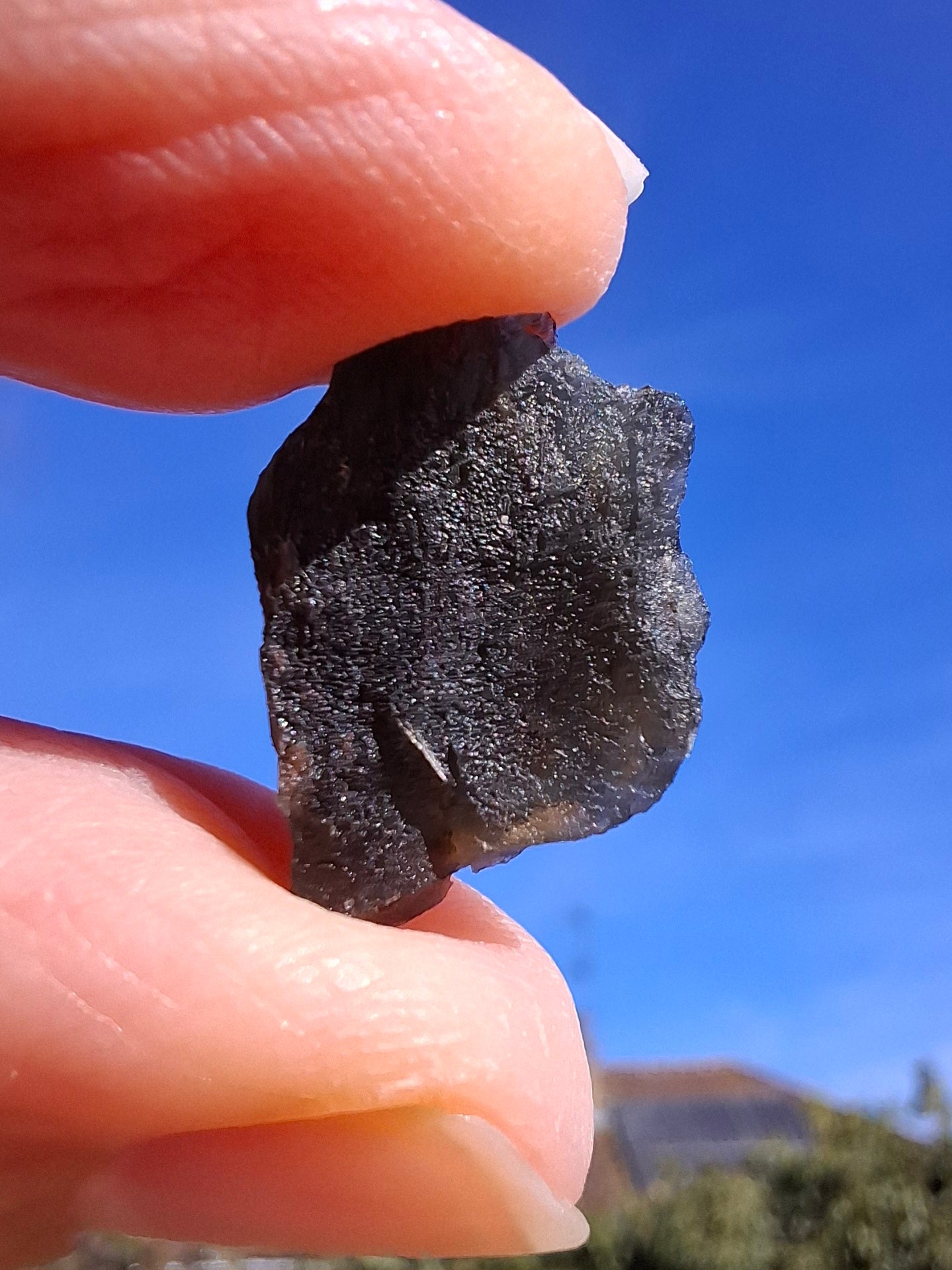Moldavite Piece, 1.76g, Tektite (Ref: 1342)