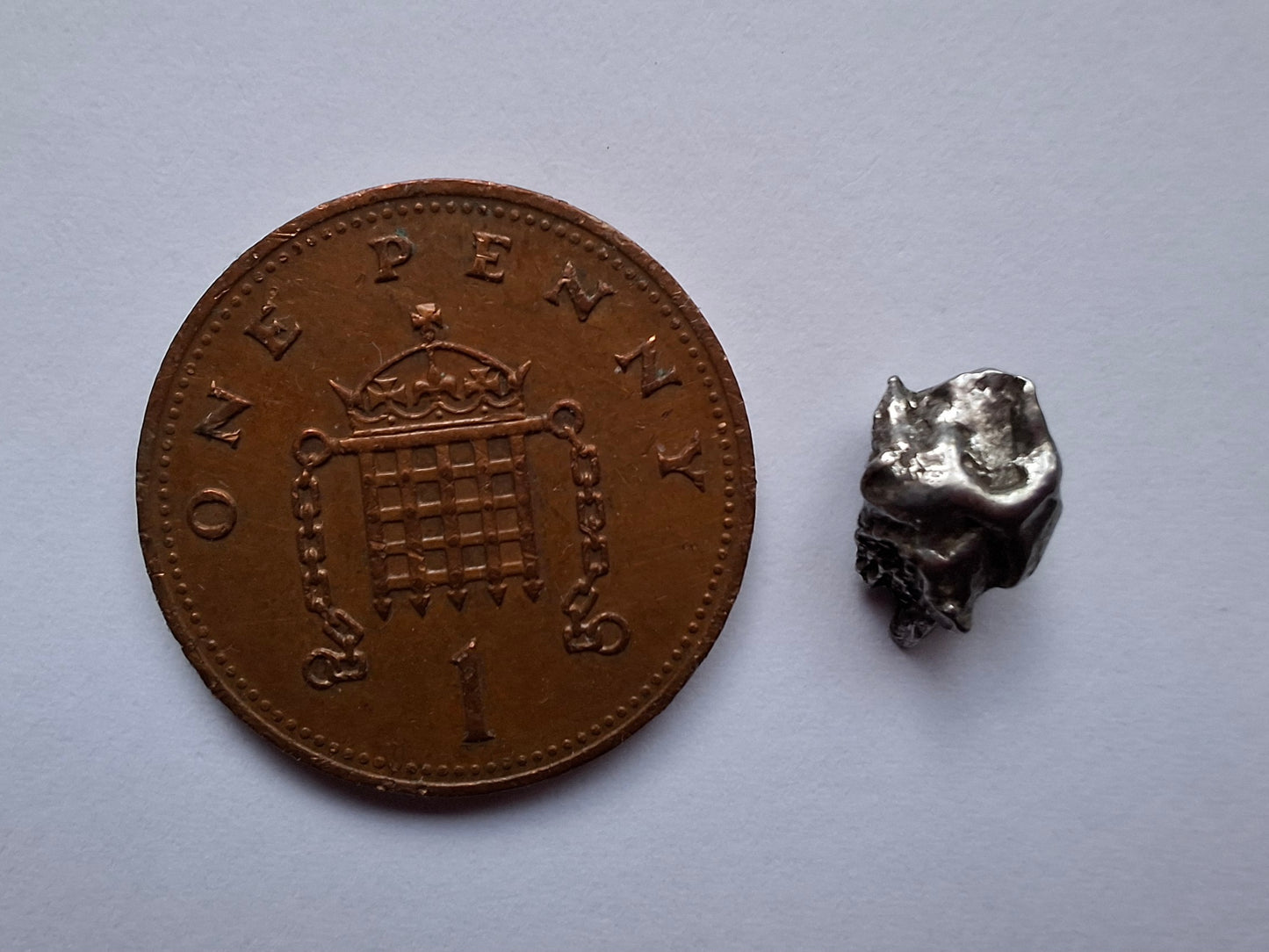 Campo del Cielo, 0.87g, Nickel Iron Meteorite (Ref: C4)