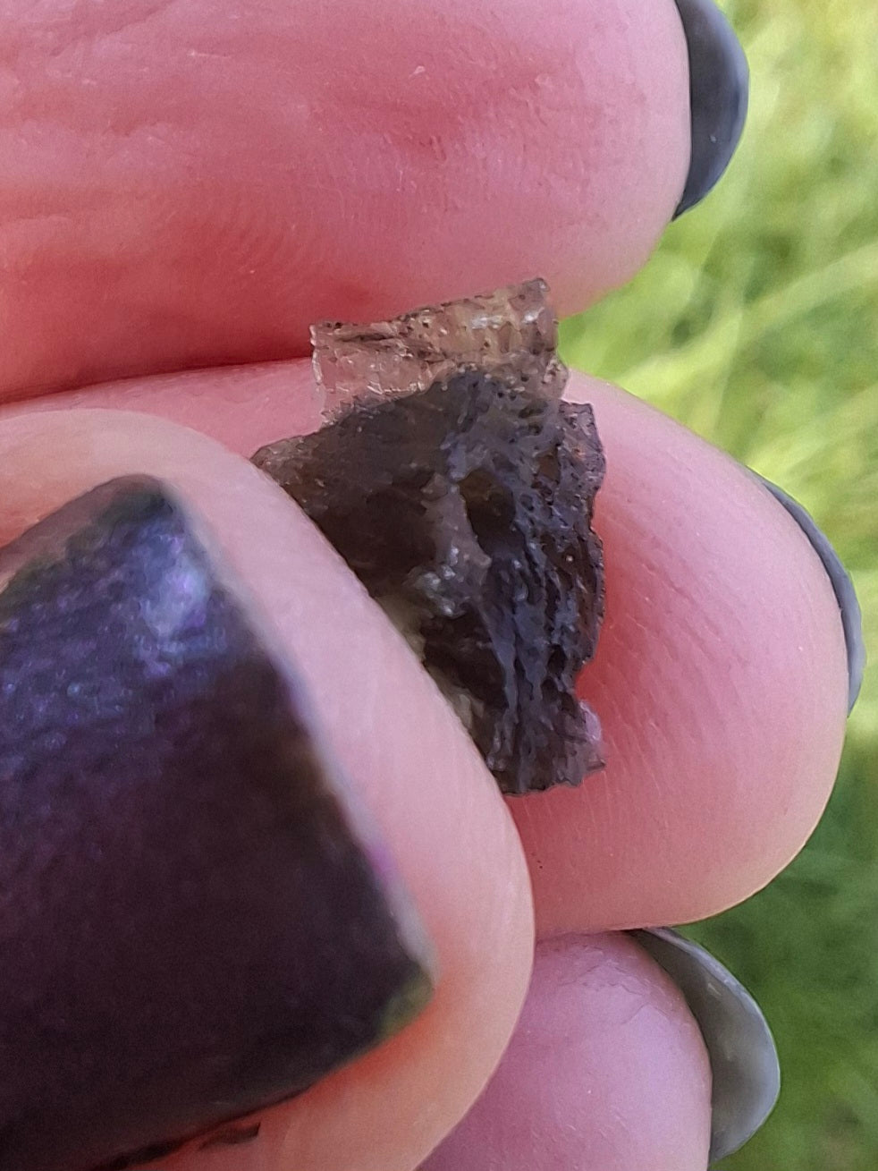 Moldavite Piece, 0.50g, Tektite (Ref: 1395)