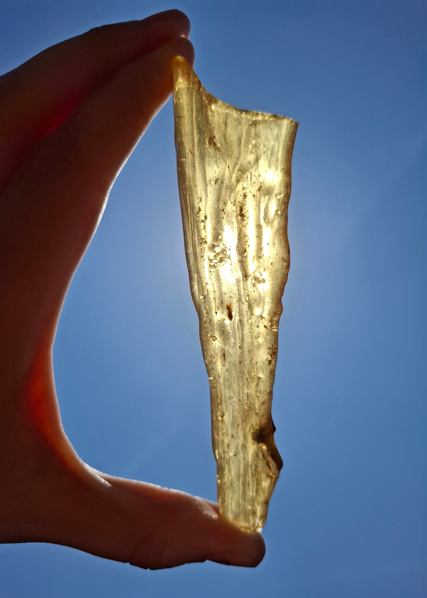 Copal Young Amber with INSECTS inside, 18.29g, Fossil (Ref: CA33)
