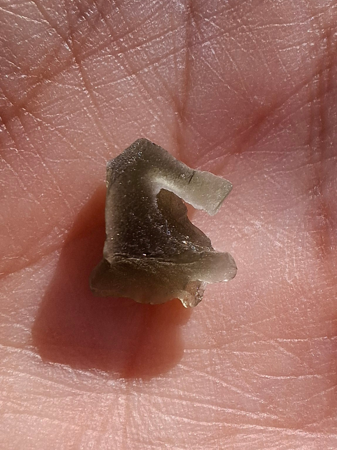 Moldavite Piece, 0.45g, Tektite (Ref: 1444)