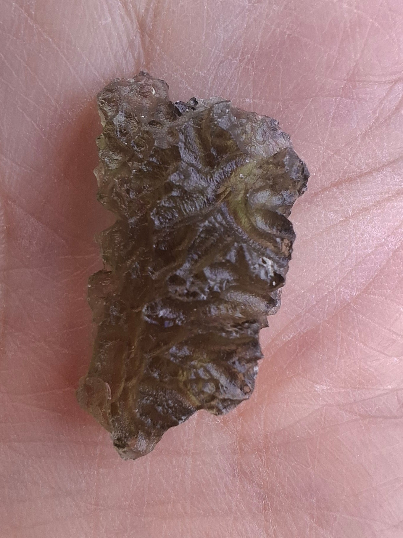 Moldavite Piece, JEZKOVNA BESEDNICE, 1.76g, Tektite (Ref: 1281)