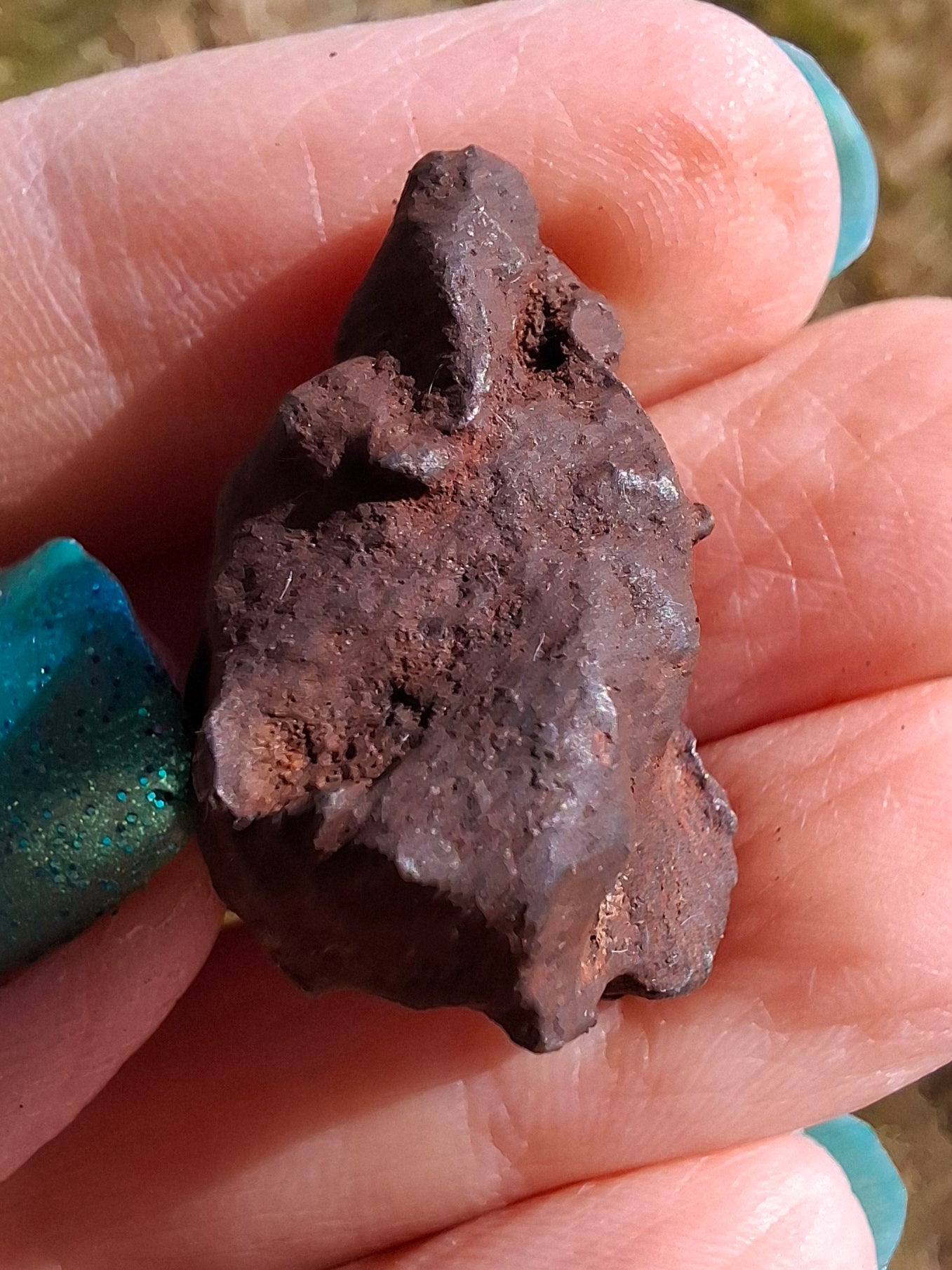 Gebel Kamil Iron Meteorite, 25.42g (Ref: K38)