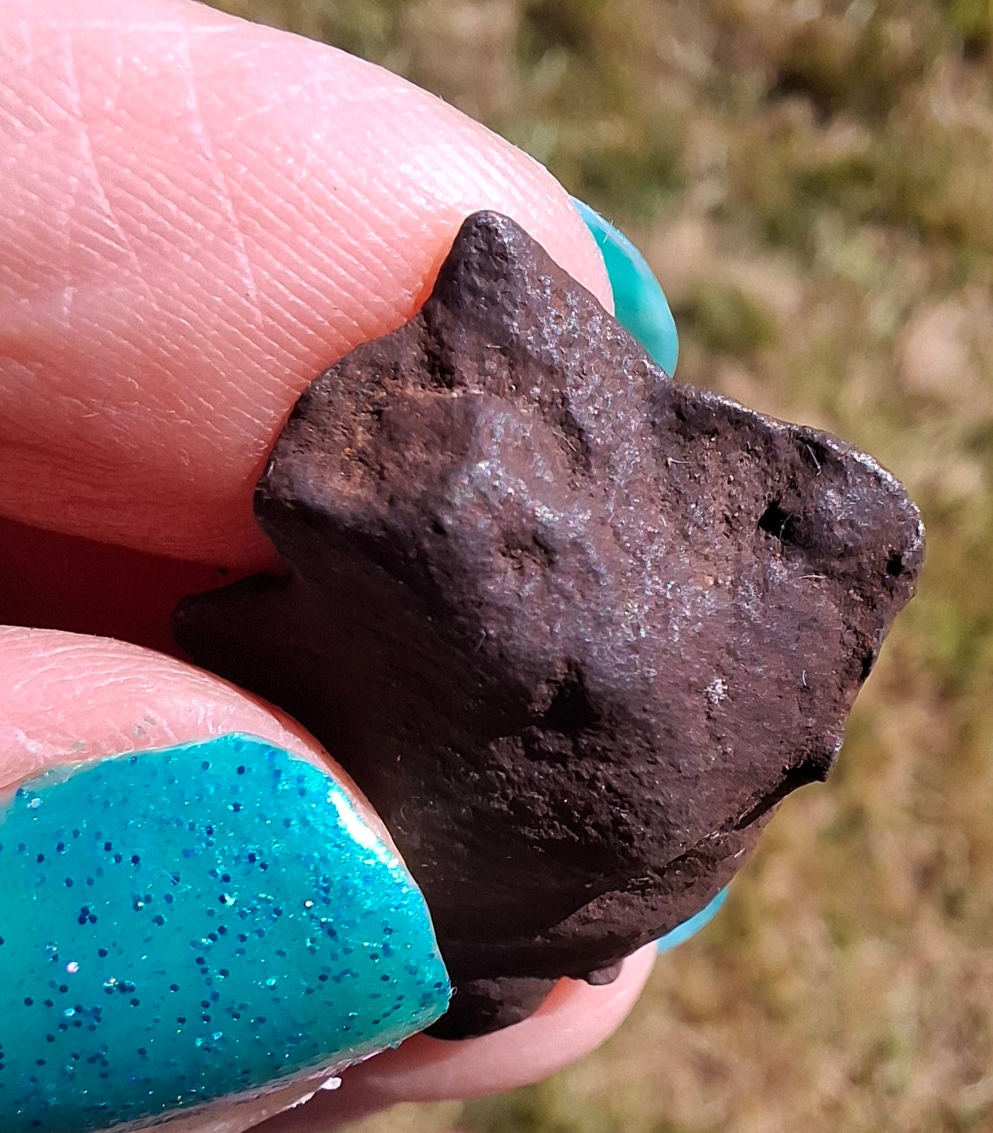 Gebel Kamil Iron Meteorite, 17.54g (Ref: K49)