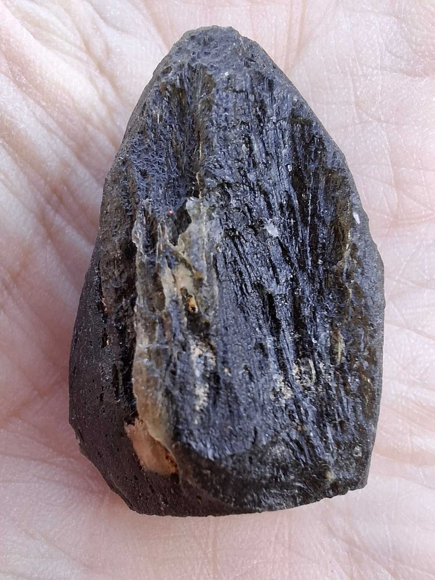 Moldavite Piece, JAKULE, 18.55g, Tektite (Ref: 1172)