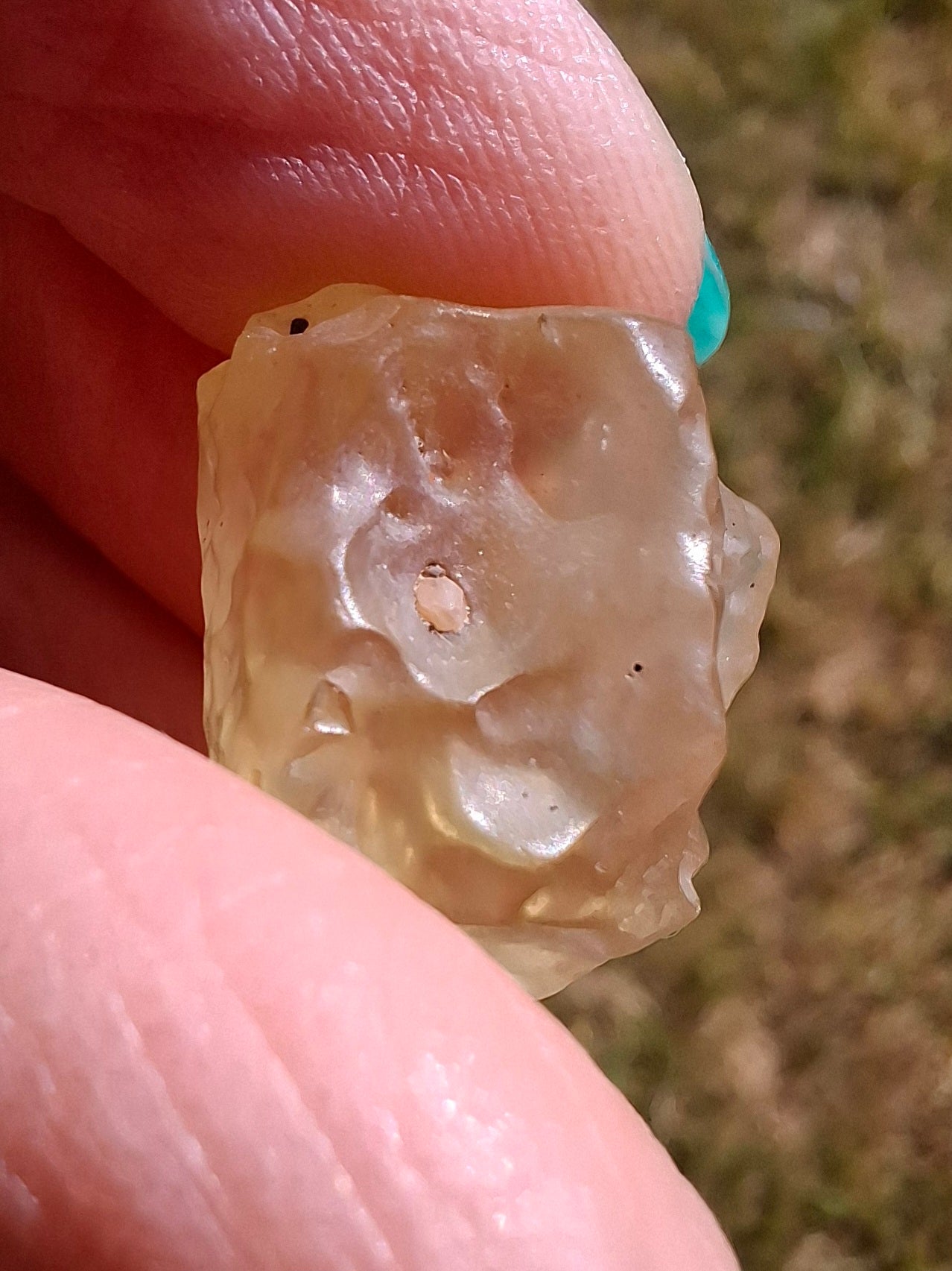 Libyan Desert Glass Piece, 5.58g, Tektite