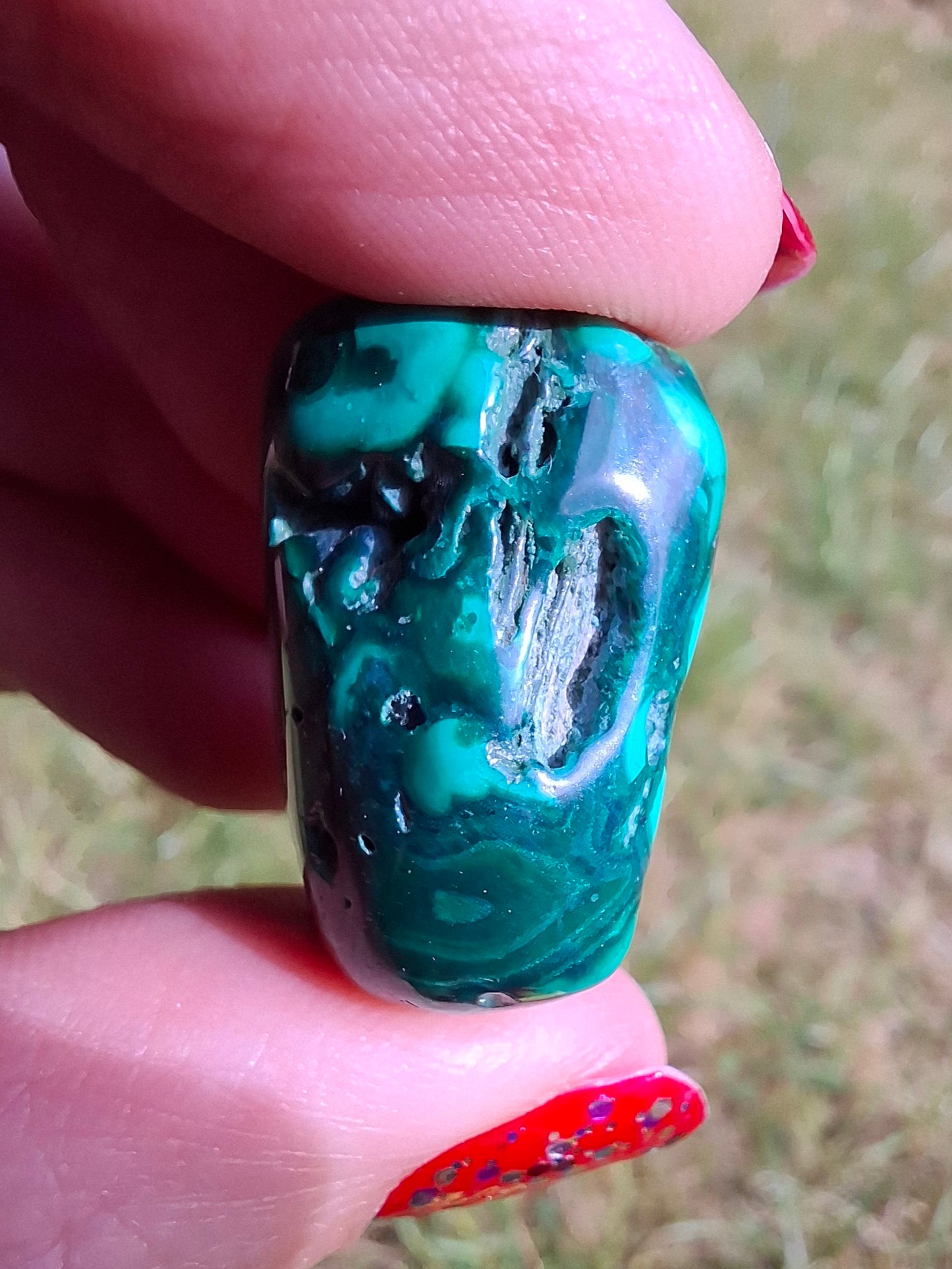 Malachite, Tumble Stone, Crystal (Ref: T157)