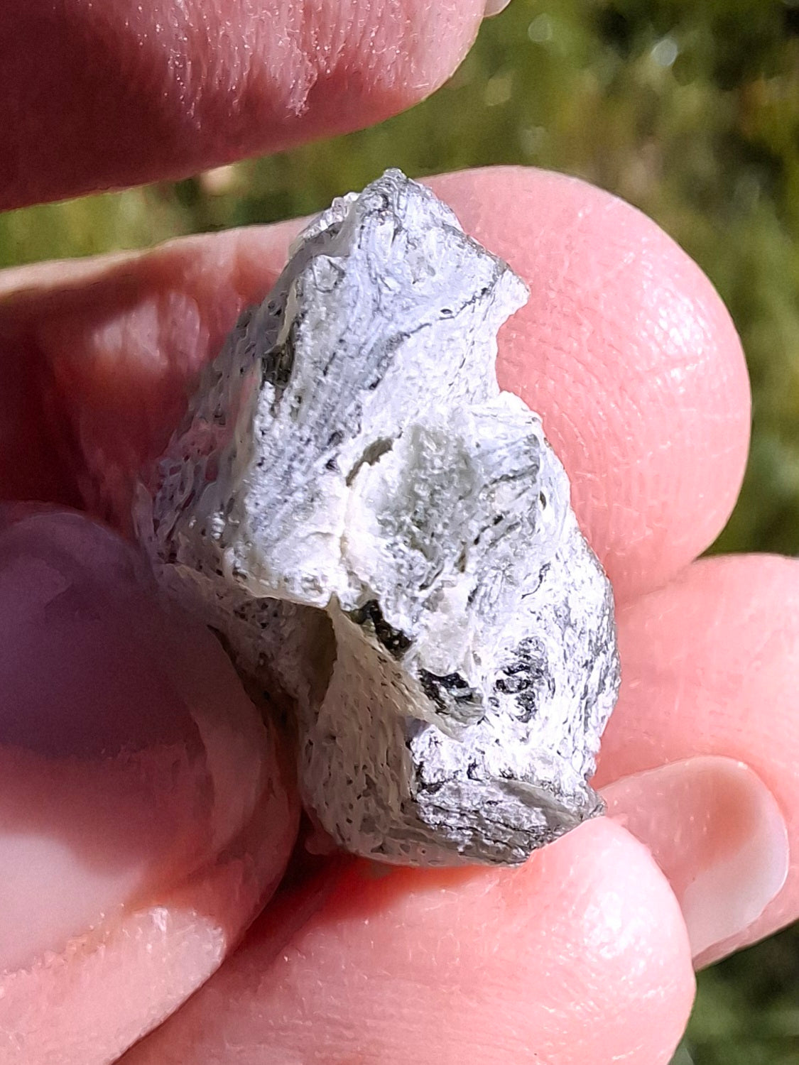 Moldavite Piece, SNOWFLAKE, FROSTED, BARTOCHOV, 4.00g, Tektite (Ref: 1367)