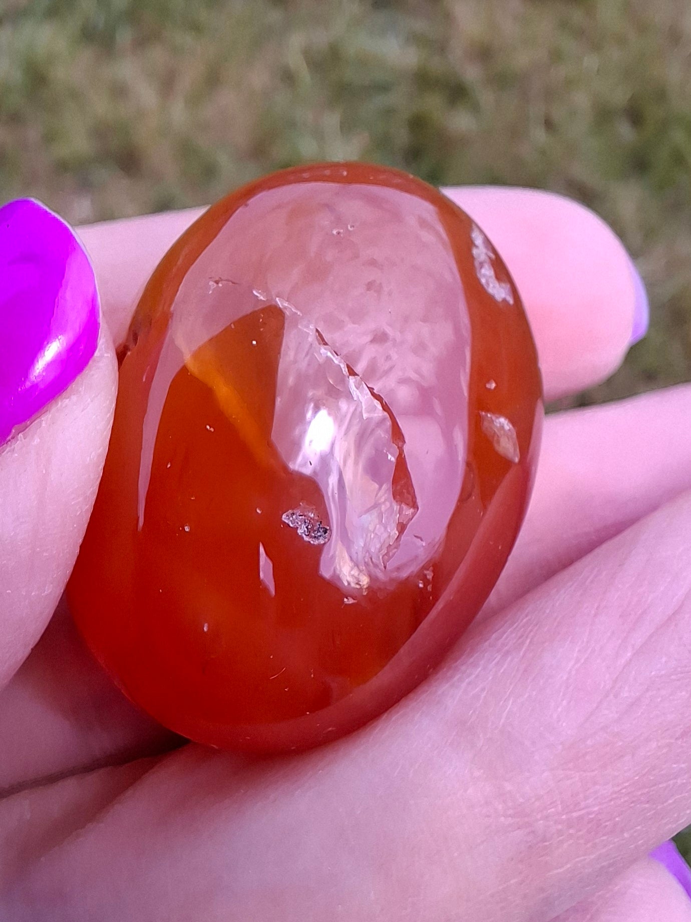Carnelian, Tumble Stone, Crystal (Ref: T65)