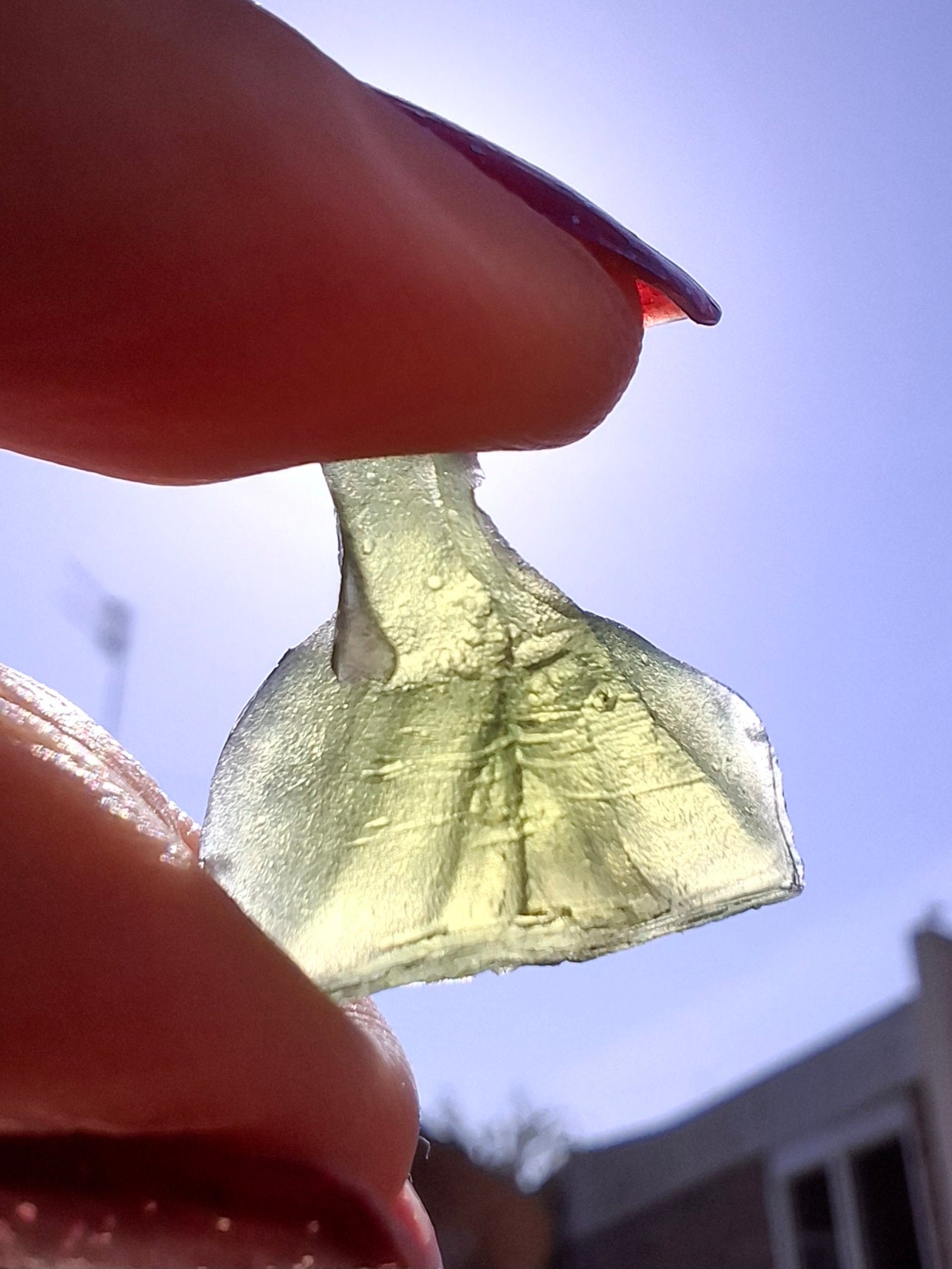 Moldavite Piece, 1.68g, Tektite (Ref: 1468)