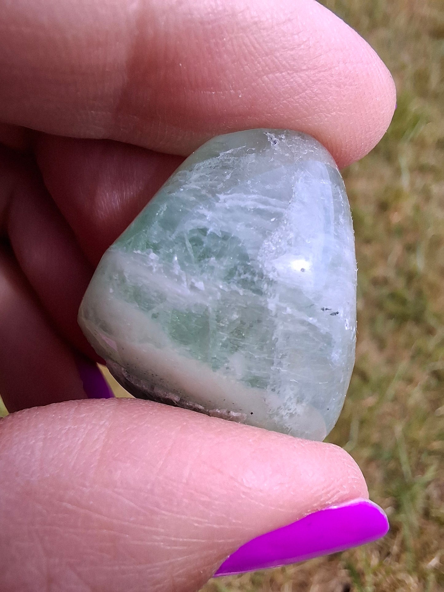 Fluorite, Tumble Stone, Crystal (Ref: T56)