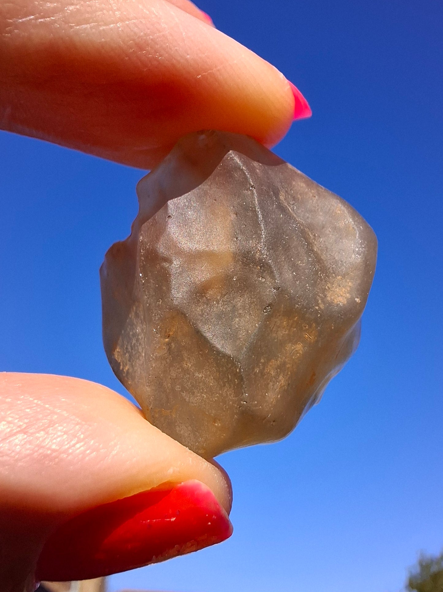Libyan Desert Glass (darker) Piece, 10.32g, Tektite (Ref: L1376)