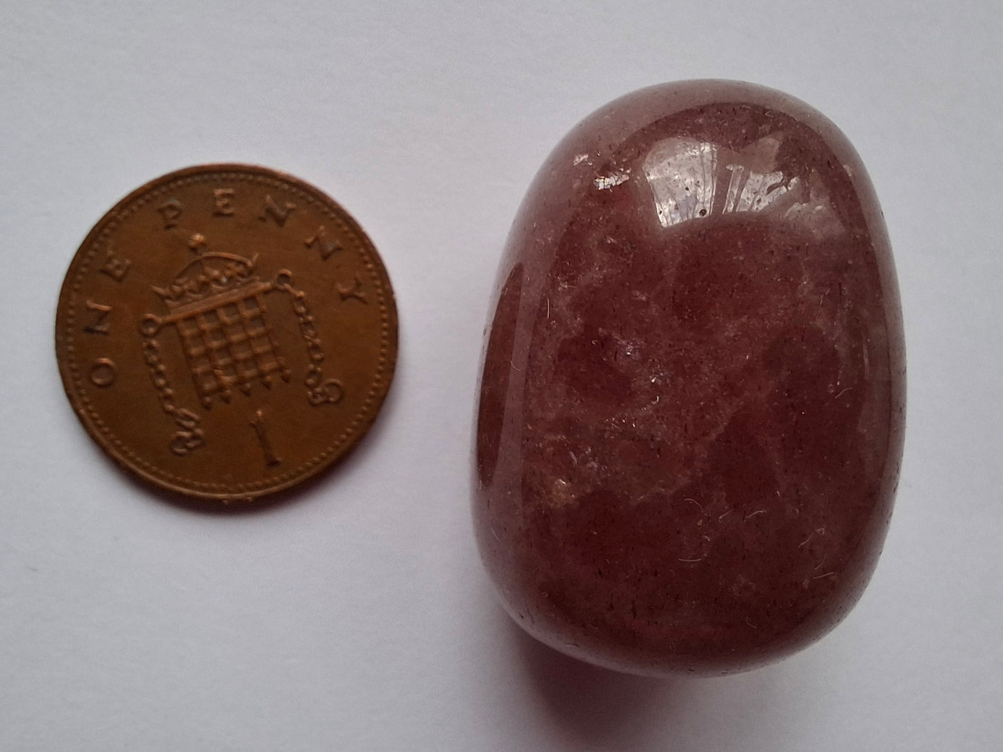 Strawberry Quartz, Tumble Stone, Crystal
