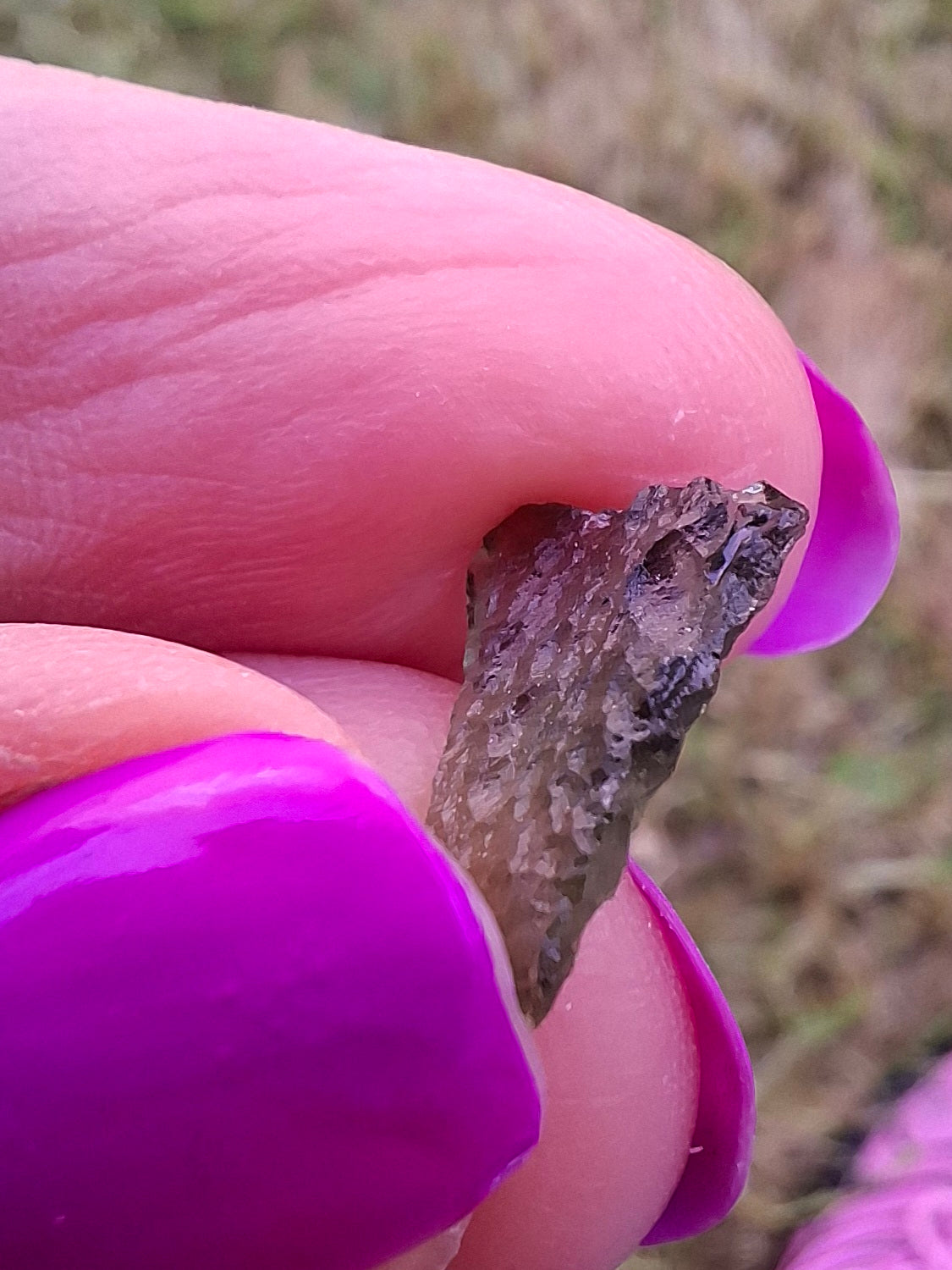 Moldavite small Piece, 0.39g. Tektite (Ref: 1430)