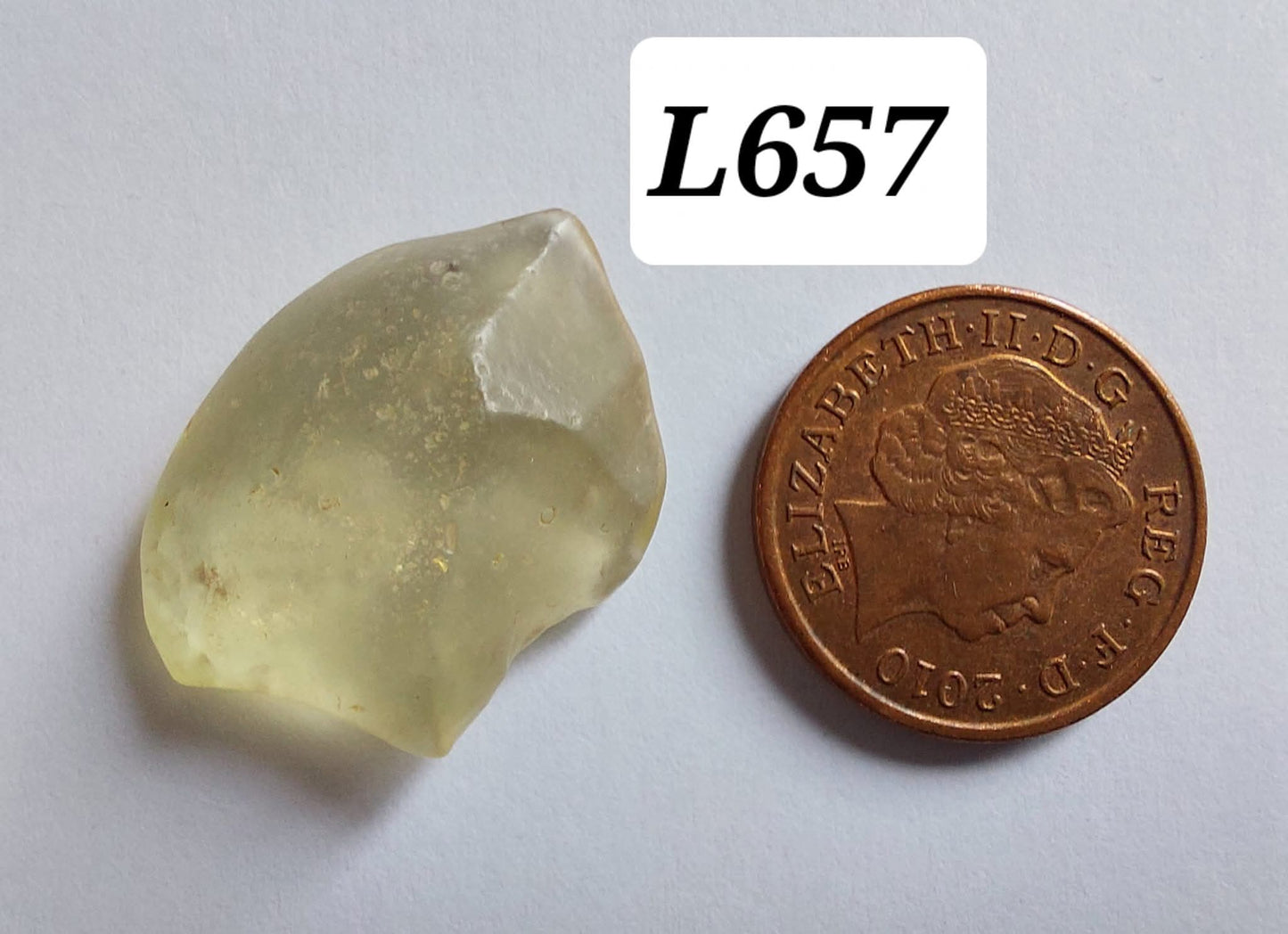 Libyan Desert Glass Piece, 3.77g, Tektite