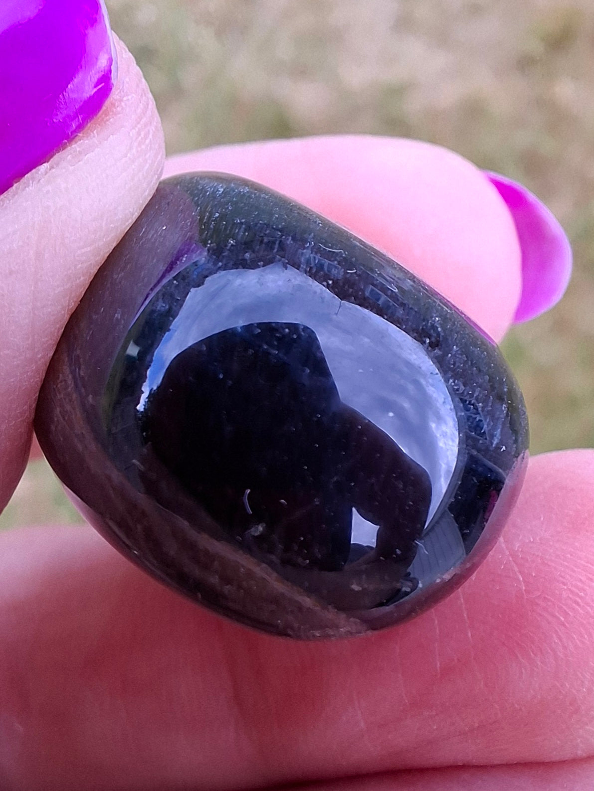 Blue Tigers Eye, Tumble Stone, Crystal (Ref: T21)