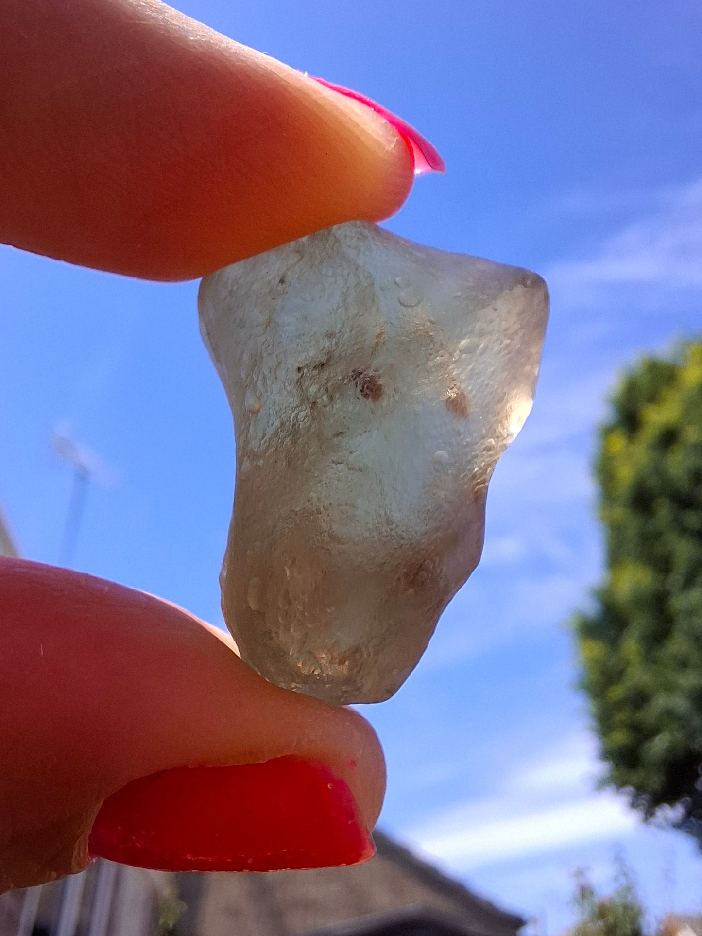 Libyan Desert Glass (darker) Piece, 7.32g, Tektite (Ref: L1369)