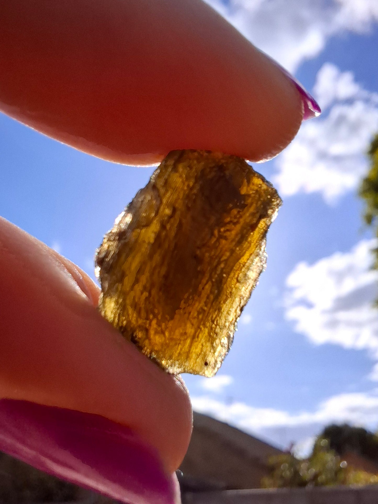 Moldavite Piece, 2.80g, Tektite (Ref: 1432)