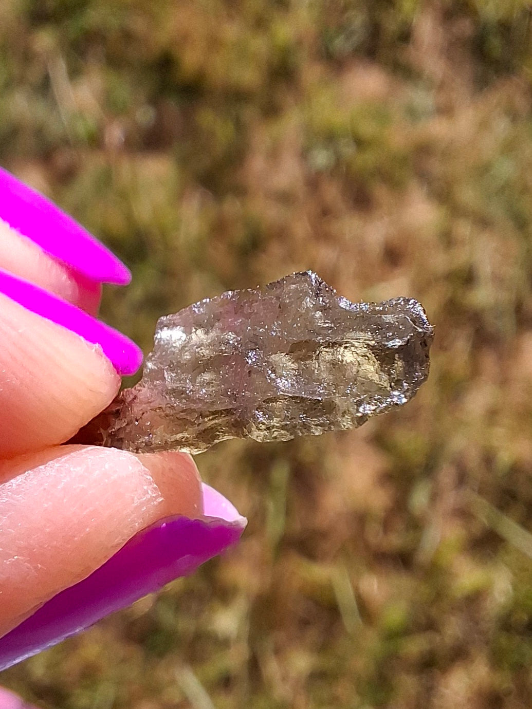 Moldavite small Piece, 0.27g, Tektite (Ref: 1433)