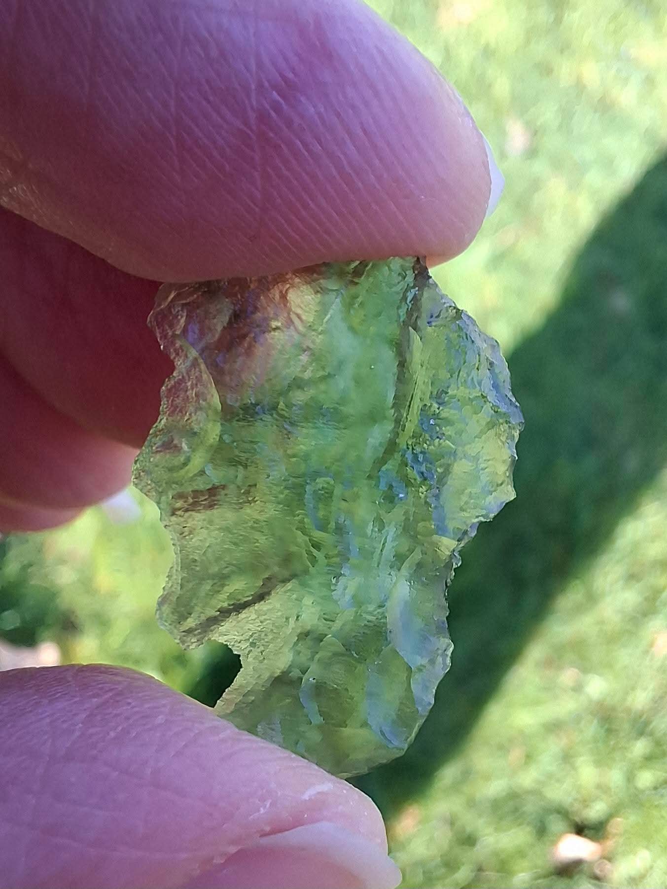 Moldavite Piece, PARYZ, 1.54g, Tektite (Ref: 1360)