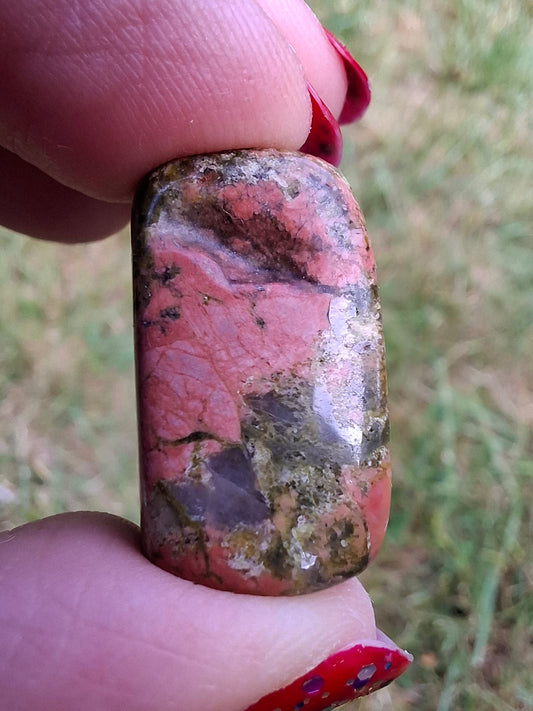 Unakite, Tumble Stone, Crystal (Ref: T185)