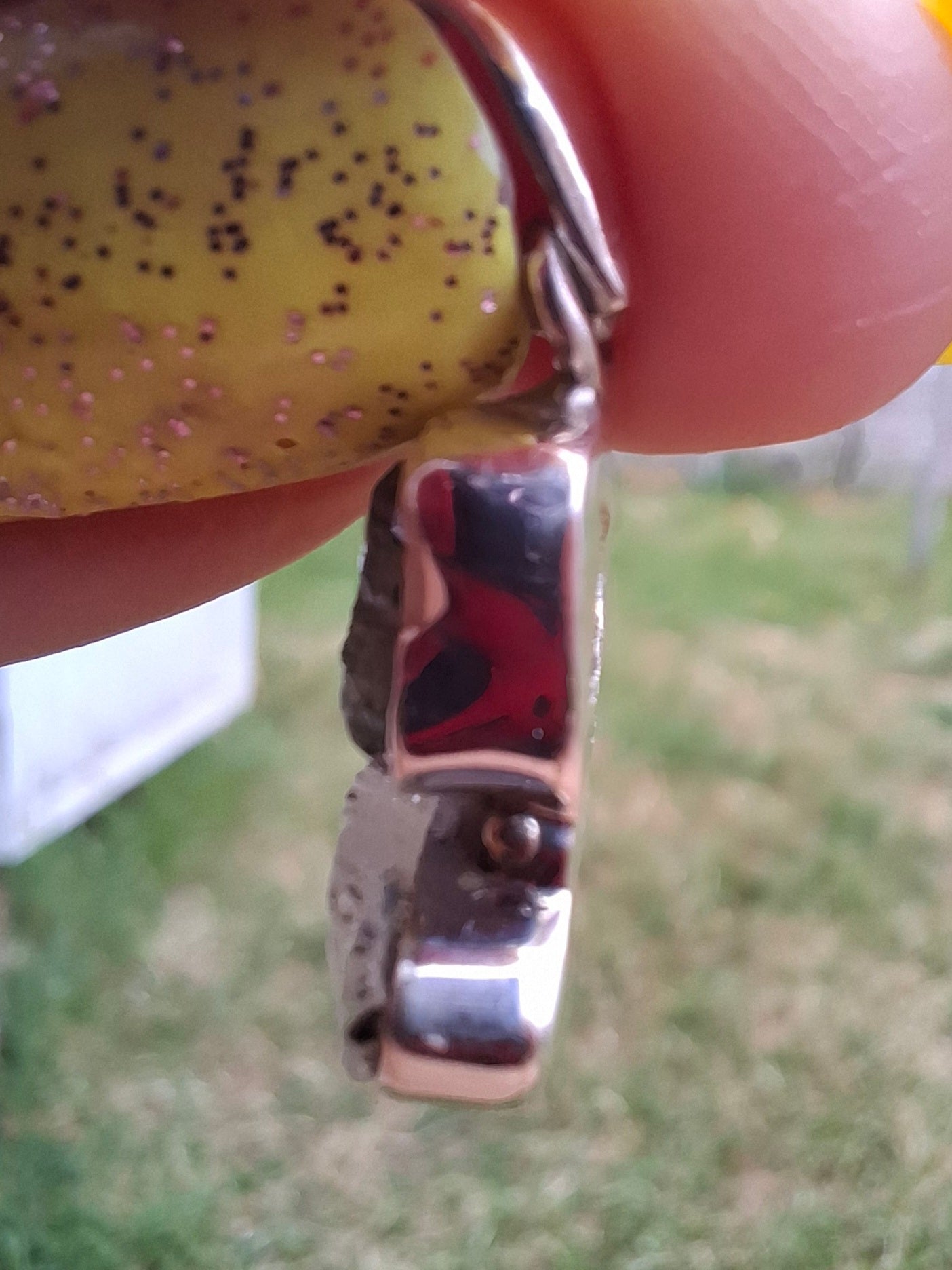 Moldavite & Libyan Desert Glass Pendant, 925 Silver, Tektite (Ref: MLP11)