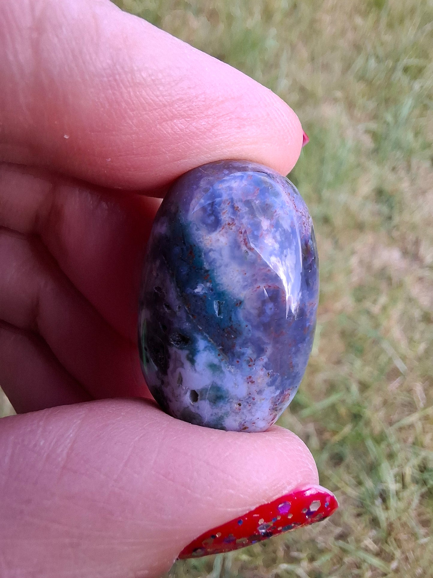 Ocean Jasper, Tumble Stone, Crystal (Ref: T200)