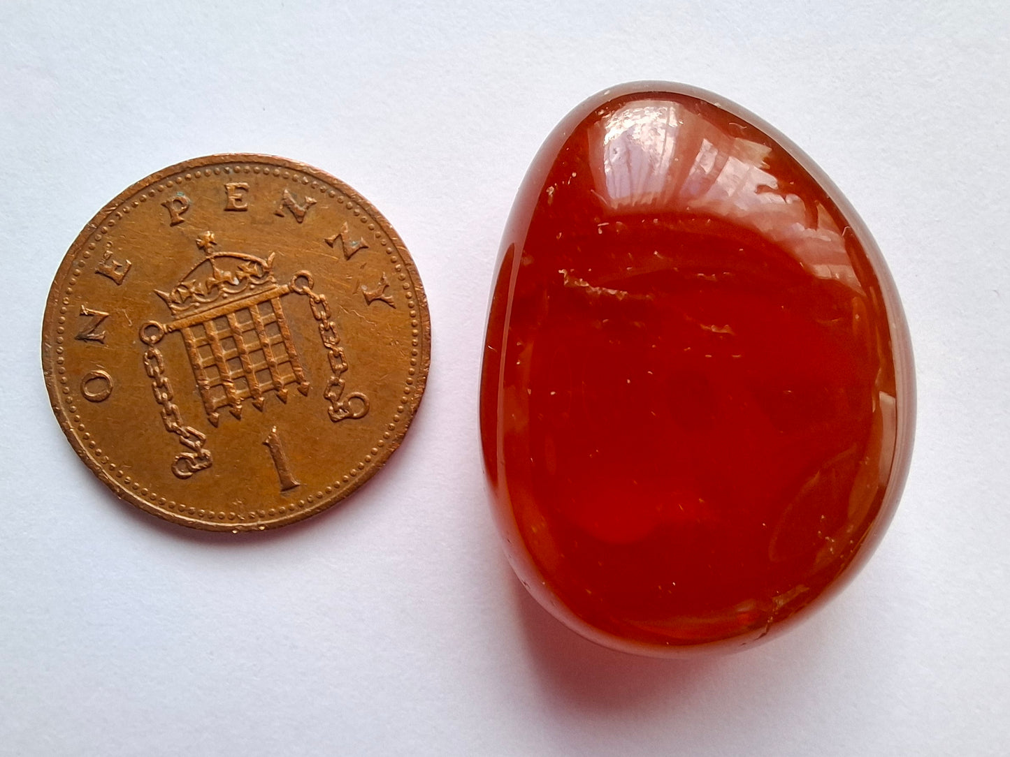 Carnelian, Tumble Stone, Crystal (Ref: T67)