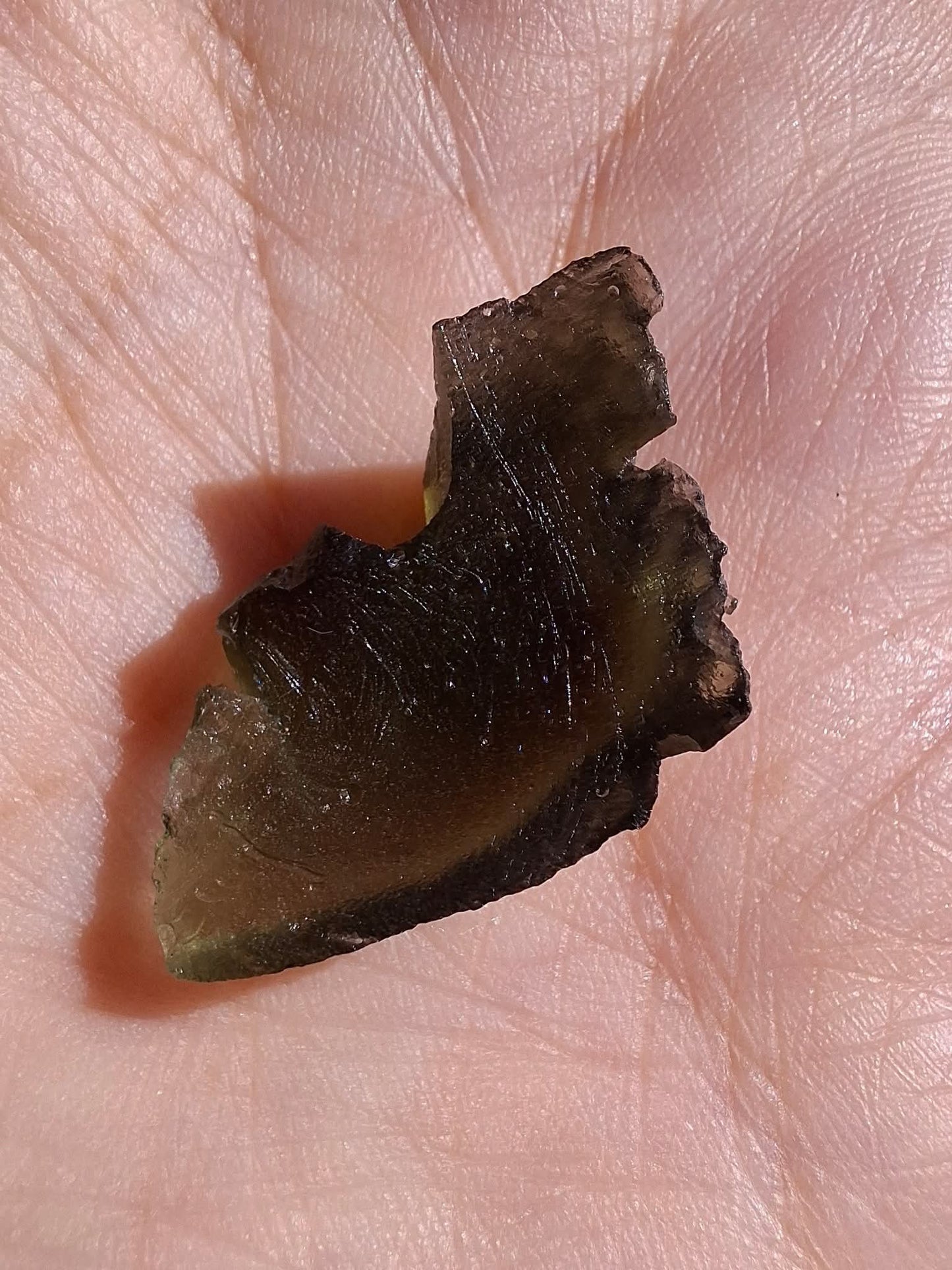 Moldavite Piece, 2.79g, Tektite (Ref: 1300)
