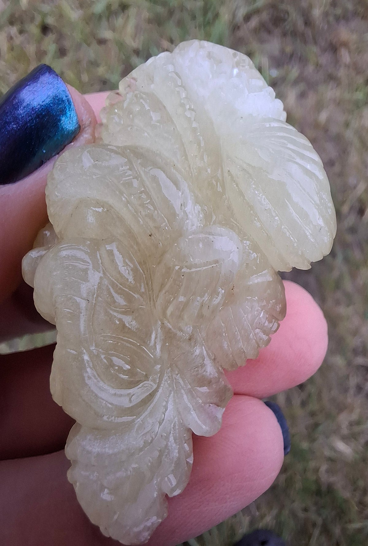 Libyan Desert Glass GANESHA craving, 31.21g, Tektite (Ref: Ganesha2)