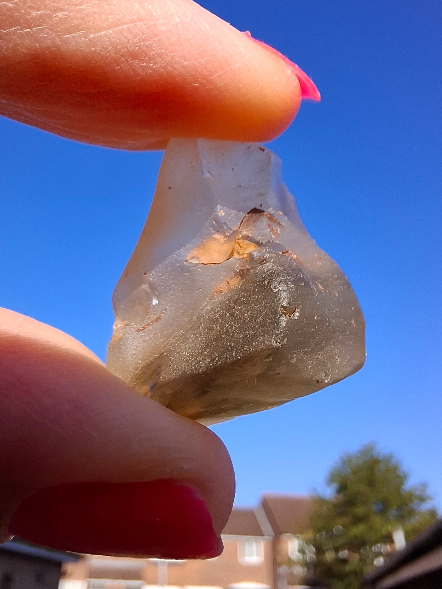 Libyan Desert Glass (darker) Piece, 7.00g, Tektite (Ref: L1373)