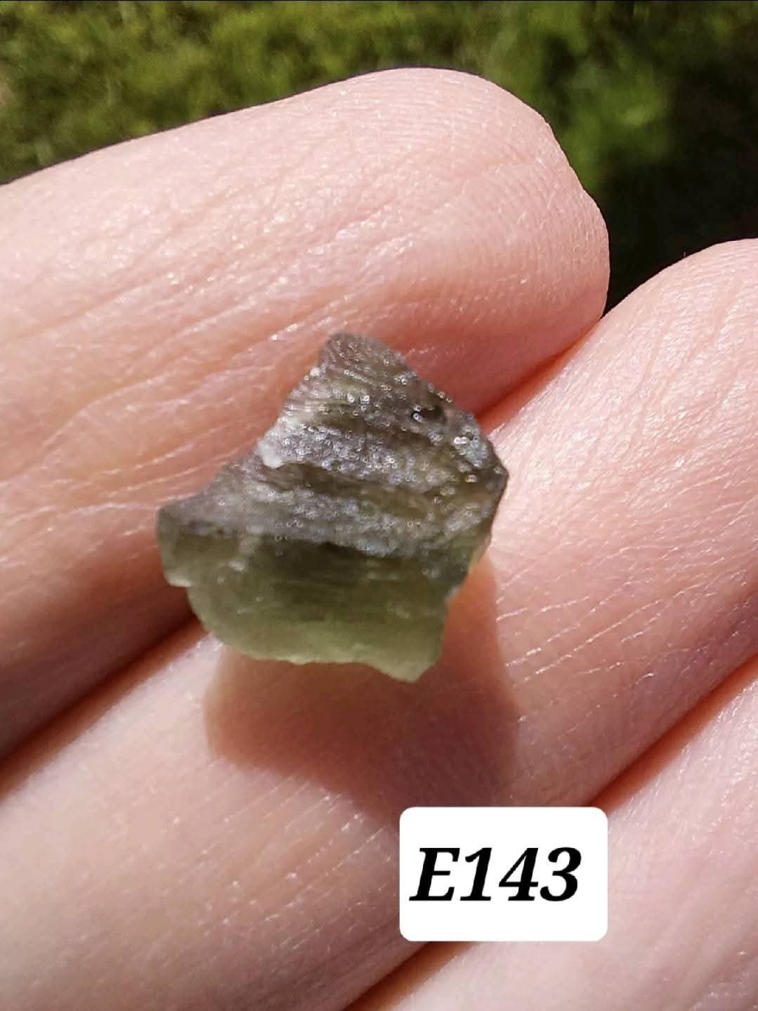 Moldavite Piece, 0.58g, Tektite (Ref: E143)