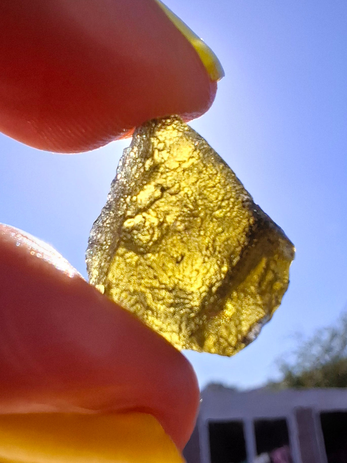 Moldavite Piece, 2.22g, Tektite (Ref: 1514)