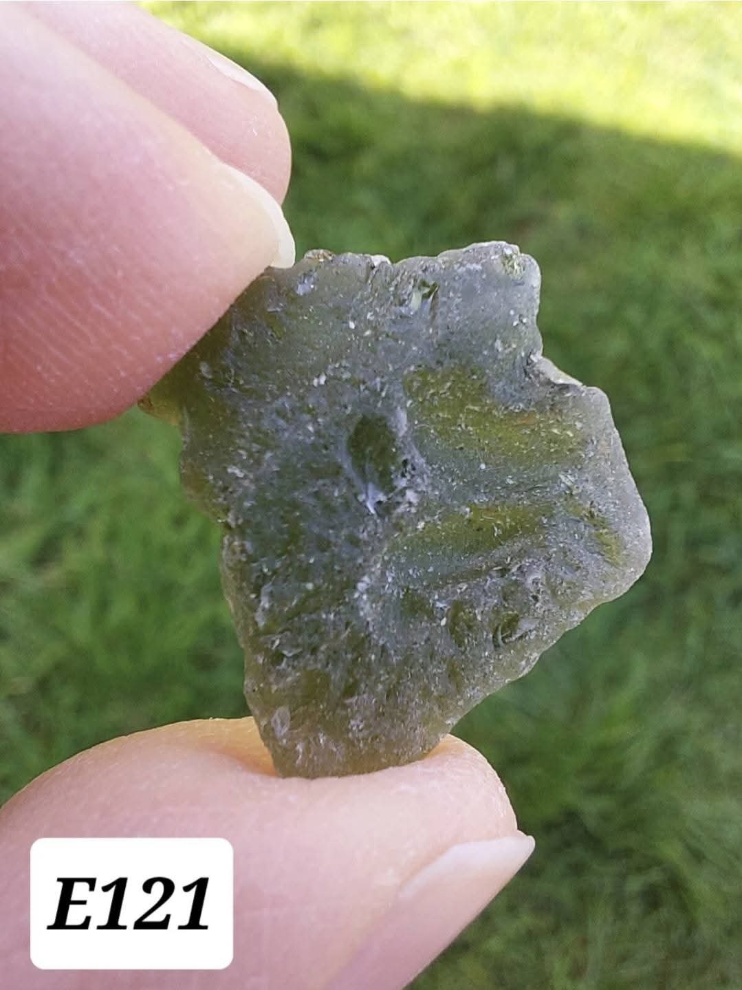 Moldavite Piece, 2.78g, Tektite (Ref: E121)