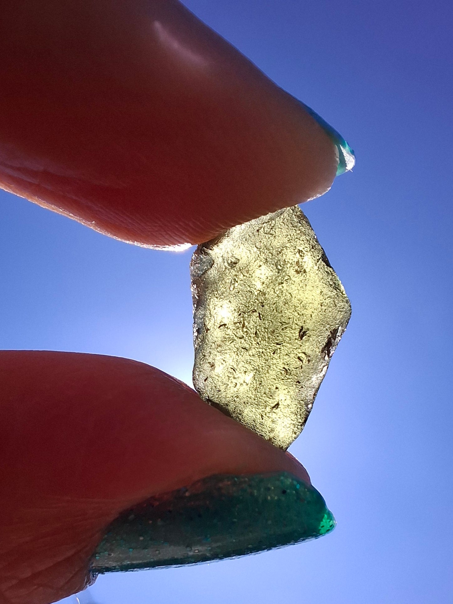 Moldavite Piece, 1.52g, Tektite (Ref: 1425)