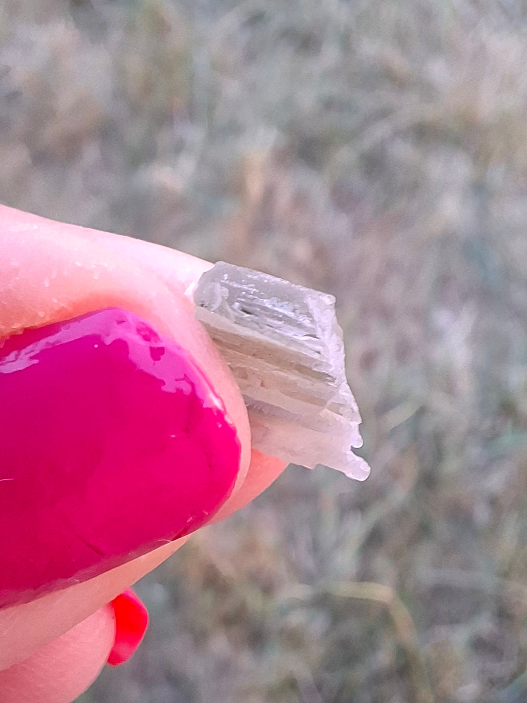 Moldavite Piece, SNOWFLAKE, FROSTED, BRUSNA, 0.28g, Tektite (Ref: 1504)