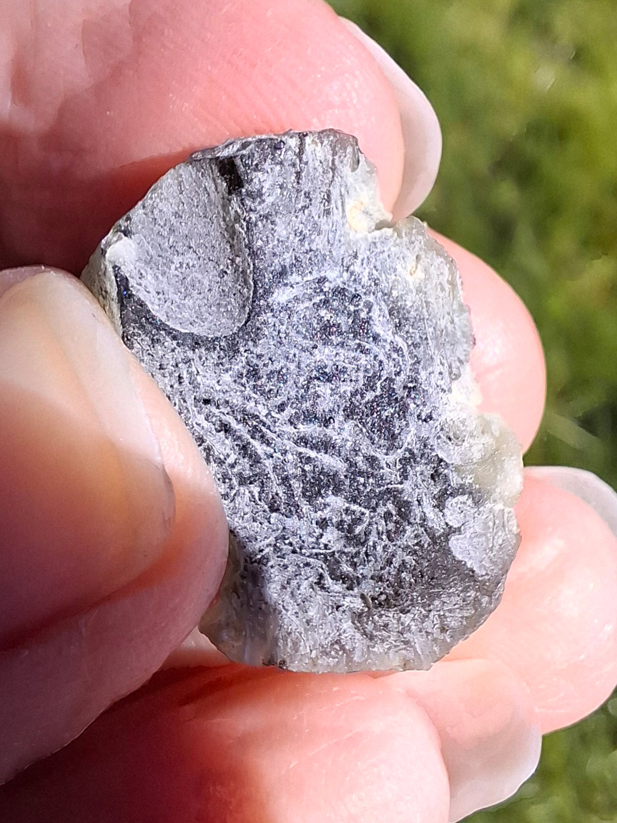 Moldavite Piece, SNOWFLAKE, FROSTED, BARTOCHOV, 4.30g, Tektite (Ref: 1363)