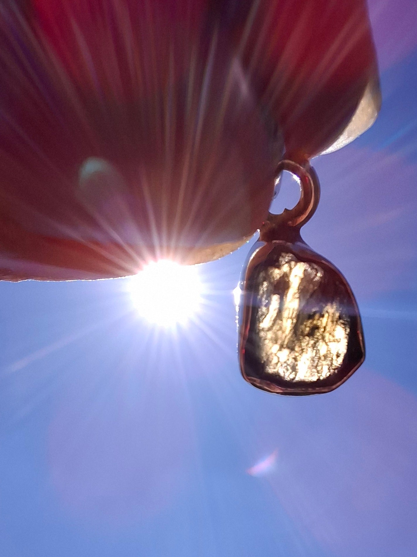 Moldavite Pendant, 925 Silver, Tektite (Ref: P40)