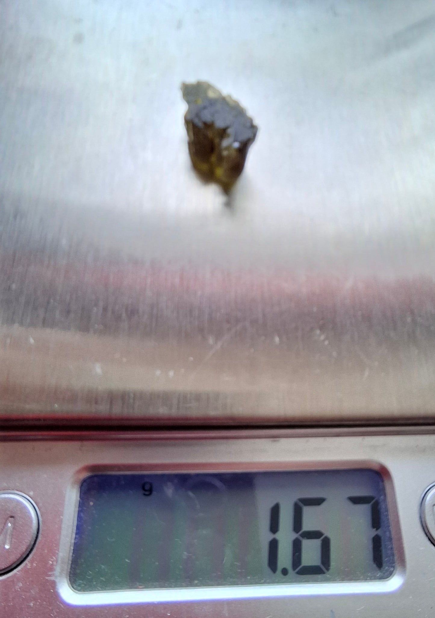 Moldavite Piece, 1.67g, Tektite (Ref: 1423)