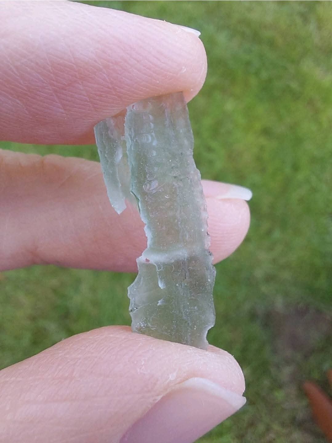 Moldavite Piece, 0.60g, Tektite (E243)