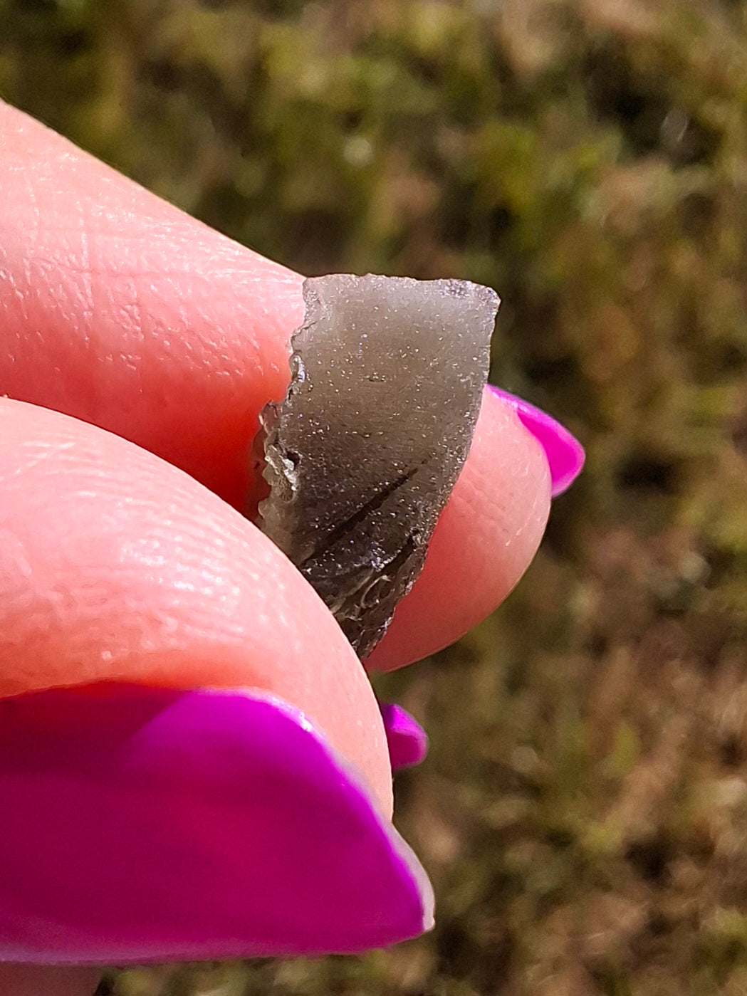 Moldavite Piece, 0.79g, Tektite (Ref: 1441)