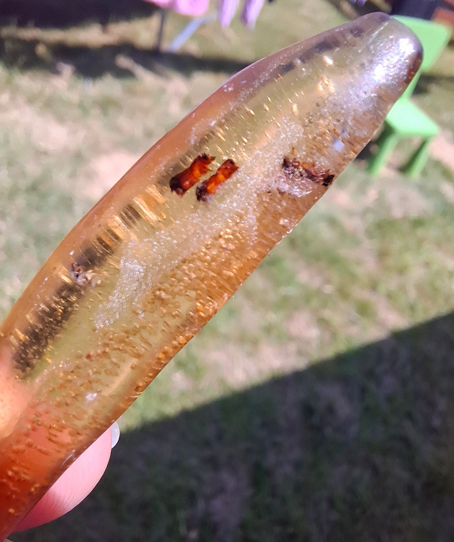Copal Young Amber with INSECTS inside, 5.46g, Fossil (Ref: CA36)